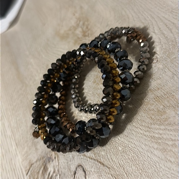 Multi Jeweled bangle bracelet - Picture 7 of 15